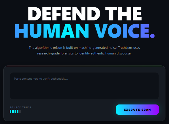 TruthLens Scanner Interface